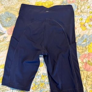 Athleta bike shorts.  Navy.  Size small.